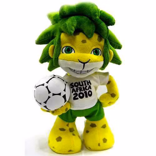 Juguete relleno felpa de encargo suave de la mascota de los deportes de la felpa del dinosaurio del fútbol