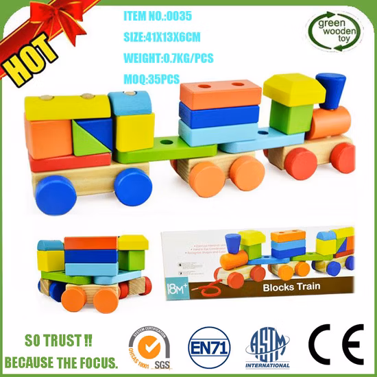 2022 Juego de trenes de madera superior para niños