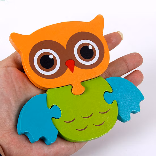 Juguetes educativos para niños Rompecabezas de madera 3D Juguete de rompecabezas